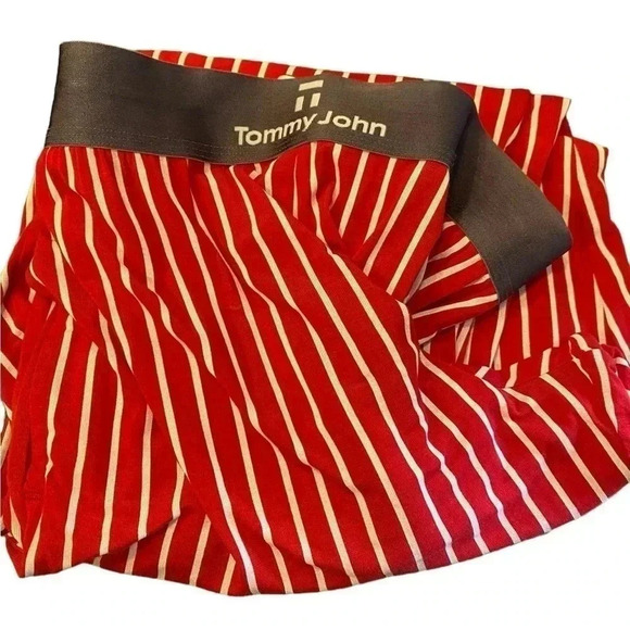 Tommy John lounge pants. Red with white stripe women’s small - Picture 3 of 4